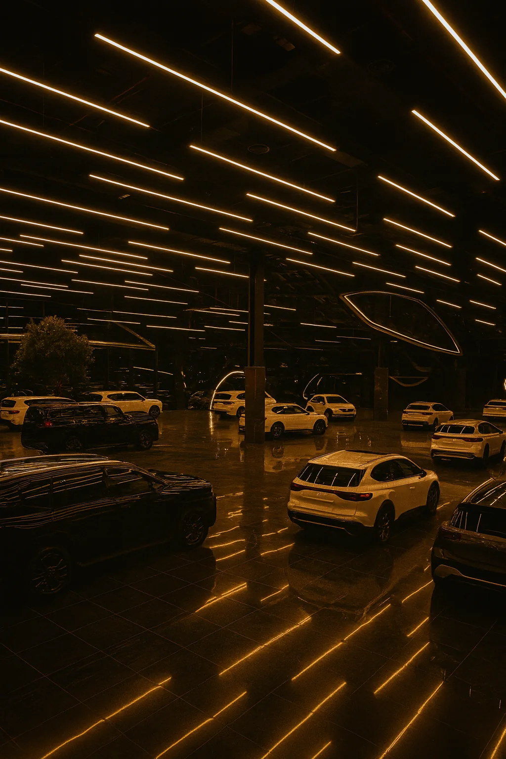 Baniyas showroom — display hall interior