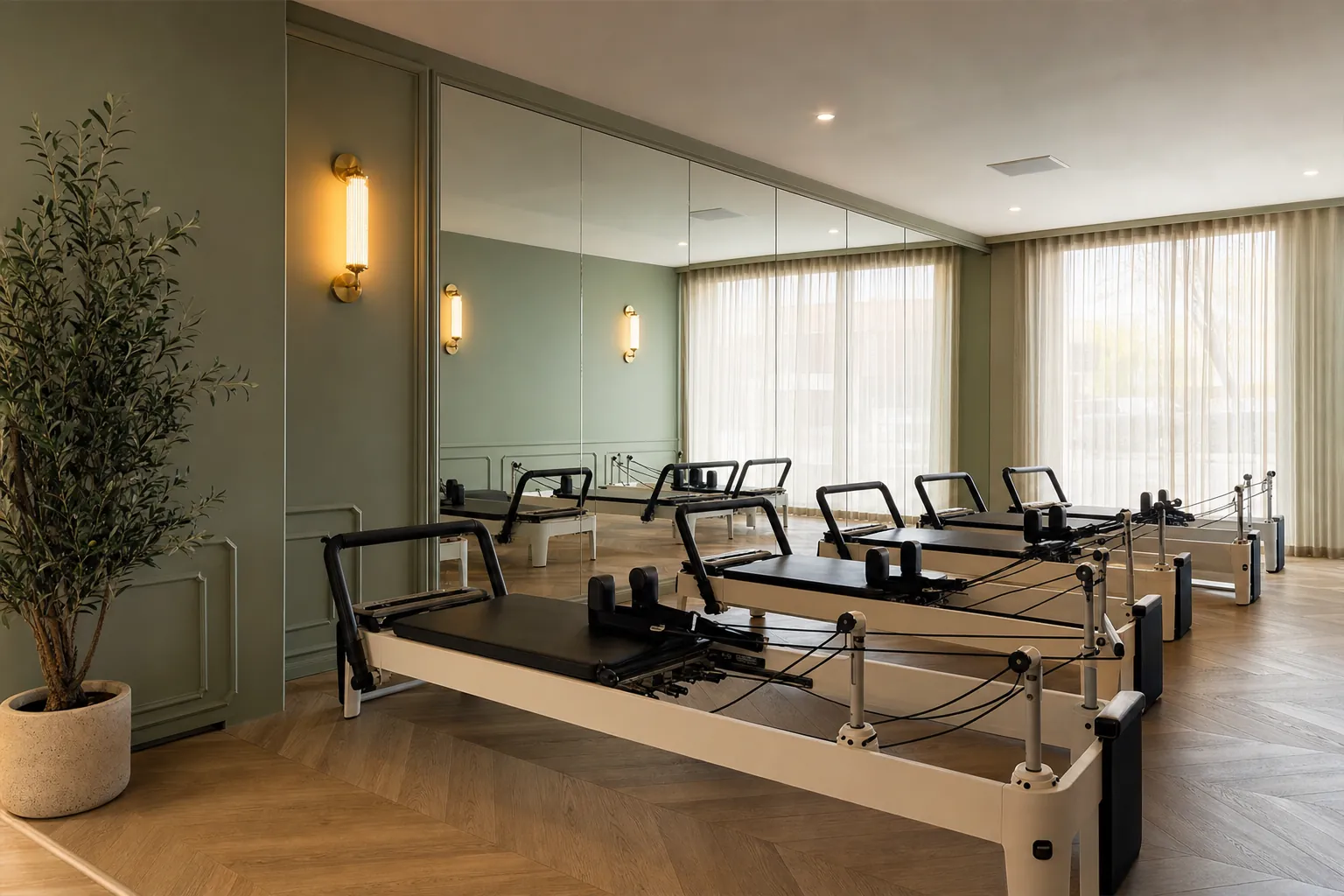 Design visualization — pilates studio
